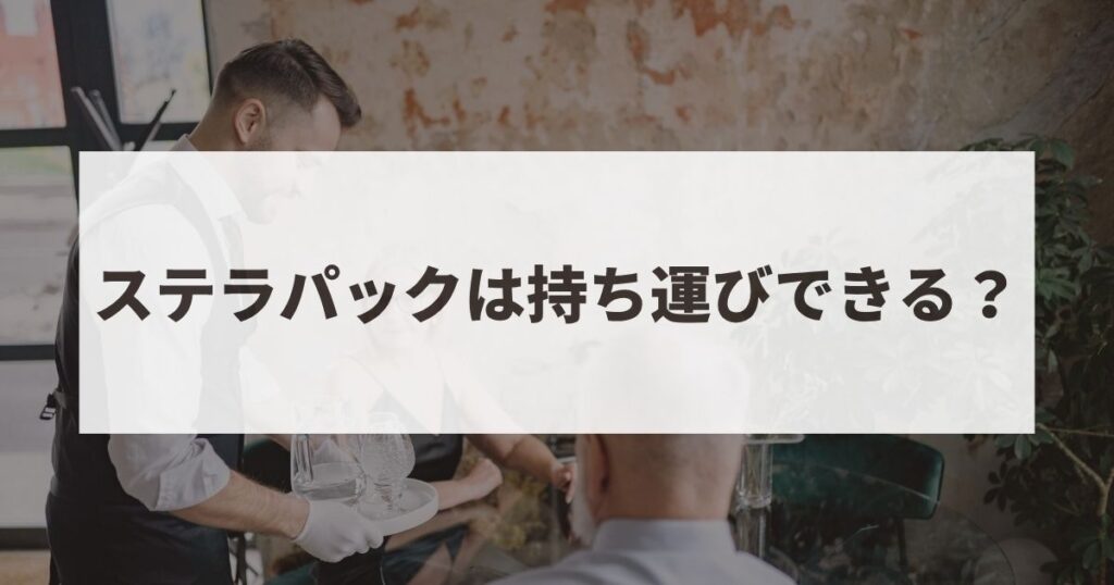 ステラパック　持ち運び